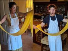 डेट नाइट पर प्रियंका चोपड़ा और निक जोनास ने ली कुकिंग क्लास, देखें VIDEO