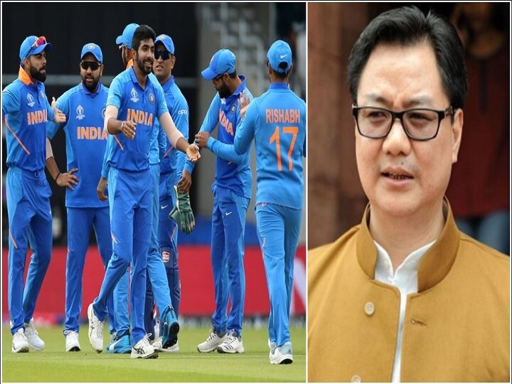 kiren rijiju demands early leave from parliament to watch india vs new zealand world cup semi final INDvNZ: सांसदों ने टीम इंडिया को दी शुभकामनाएं, रिजिजू बोले- फाइनल में पहुंचे तो मैच के लिए संसद में छुट्टी की मांग करेंगे