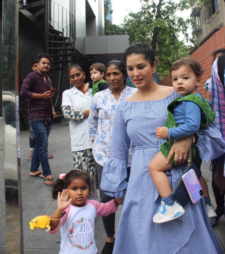 आजकल अक्सर ही सनी अपने बच्चों के साथ नज़र आती हैं.