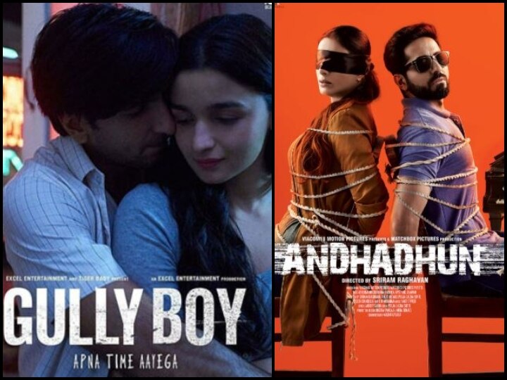 Gully Boy And Andhadhun Earn Top Nominations At the melbourne film festival 'गली बॉय', 'अंधाधुन' को मेलबर्न में मिल सकता है ये बड़ा सम्मान