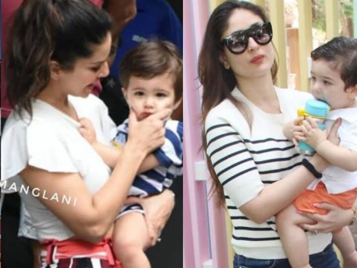 Sunny leone statement on taimur ali khan and asher comparison बेटे अशर की तैमूर अली खान से तुलना पर सनी लियोनी ने कहा- दोनों बेहद प्यारे हैं