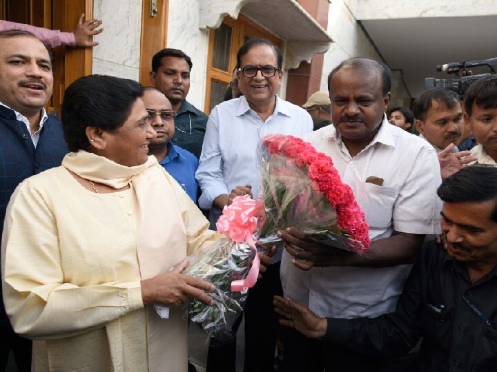 Karnataka trust vote Mayawati on Kumaraswamy led Congress JDS coalition government कर्नाटक फ्लोर टेस्ट: मायावती ने कहा- कुमारस्वामी सरकार के समर्थन में वोट करेंगे BSP के विधायक
