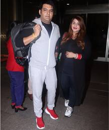 Baby-moon के लिए कनाडा रवाना हुए कपिल शर्मा, BABY BUMP फ्लॉन्ट करती दिखीं Wife गिन्नी चतरथ, देखें