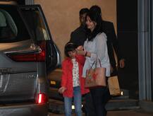 बेटी आराध्या के साथ डिनर करने पहुंचे अभिषेक और ऐश्वर्या राय, देखिए तस्वीरें