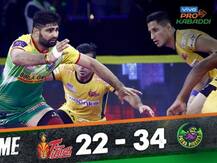 Pro Kabaddi 2019: पटना पाइरेट्स ने तेलुगु टाइटंस को दी मात, पटना के डिफेंडर जयदीप ने बनाया हाई 5