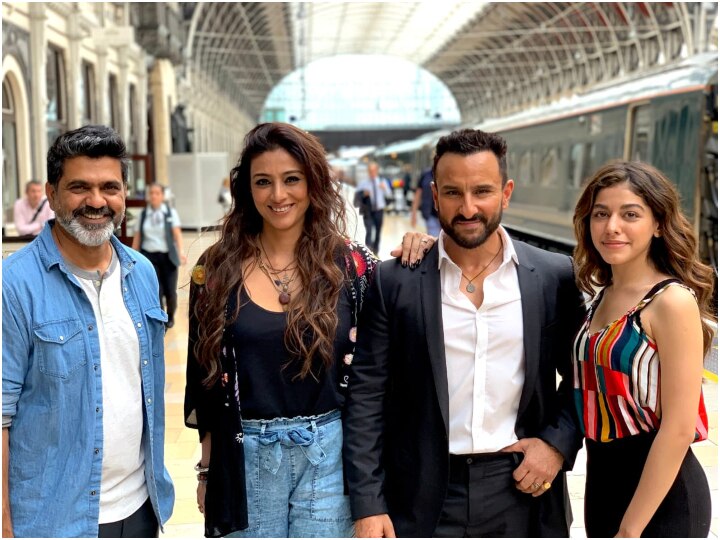 Jawaani Jaaneman shooting going in full swing Jawaani Jaaneman: लंदन में चल रही है शूटिंग, तब्बू के बाद अब सैफ और आलिया की पहली झलक आई सामने