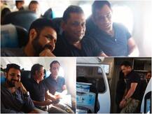 जम्मू-कश्मीर रवाना होने से पहले सामने आईं फ्लाइट में बैठे ‘लेफ्टिनेंट कर्नल धोनी’ की तस्वीरें