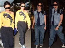 IN PICS: मुंबई एयरपोर्ट पर पैपराज़ी के कैमरों में कैद हुईं करीना कपूर और मलाइका अरोड़ा, दोनों का दिखा अनोखा स्वैग