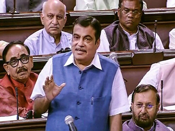 Road Transport Minister Nitin Gadkari on Rajya Sabha passes Motor Vehicles Bill राज्यसभा से मोटर व्हीकल संशोधन बिल पास, नियम तोड़ने पर जुर्माने से लेकर रजिस्ट्रेशन रद्द होने तक का प्रावधान