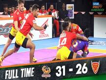 प्रो कबड्डी 2019: गुजरात फॉर्च्यूनजायंट्स ने जीता मैच, लेकिन दिल्ली पहुंची प्वॉइंट्स टेबल में टॉप पर