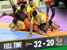 प्रो कबड्डी 2019: यू-मुंबा ने रोका गुजरात फॉर्च्यूनजायंट्स का विजय रथ, 32-20 से दी मात