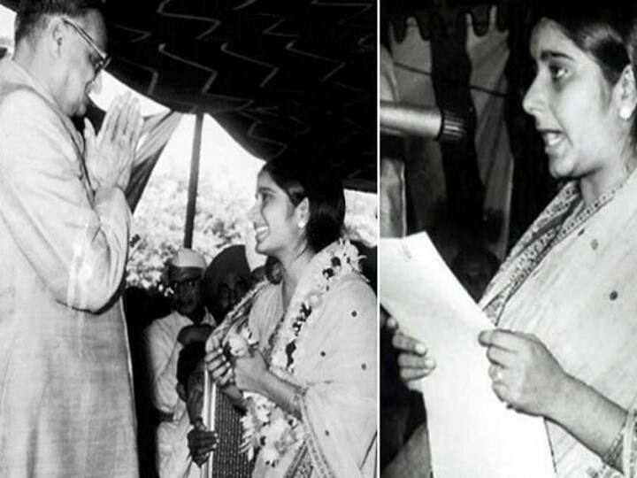 सुषमा स्वराज साल 1977 से 1982 के बीच हरियाणा विधानसभा की सदस्य रहीं. 25 साल की उम्र में अंबाला कैंट की सीट पर जीत हासिल की थी. साल 1987 से 90 के दौरान बीजेपी-लोकदल की गठबंधन सरकार में सुषमा स्वराज हरियाणा में शिक्षा मंत्री रहीं.