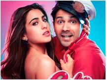 First Look: \'कुली नंबर 1\' का पहला पोस्टर रिलीज, कुली बने दिखे वरुण तो ग्लैमरस अवतार में नजर आईं सारा