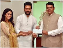 रितेश देशमुख और जेनेलिया ने महाराष्ट्र में बाढ़ पीड़ितों के लिए दिए 25 लाख रुपये