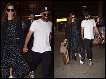 चेहरे पर मुस्कान लिए लंदन से पति आनंद के साथ मुंबई वापस लौटीं सोनम कपूर, देखें एयरपोर्ट की तस्वीरें