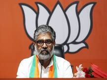 बीजेपी उम्मीदवार नीरज शेखर ने राज्यसभा के लिए दाखिल किया नामांकन पत्र