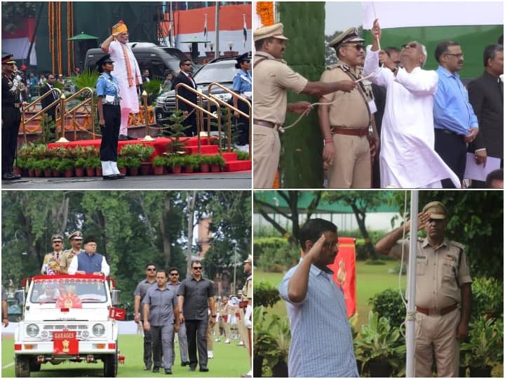 73वें स्वतंत्रता दिवस पर लालकिले किले की प्राचीर पर आज प्रधानमंत्री मोदी ने तिरंगा फहराया. इसके बाद अपने देश के नाम संबोधन में उन्होंने 70 दिन की बड़ी उपलब्धियों को जनता के सामने रखा. यहां देखें देश के अन्य हिस्सों में कैसे मनाया गया स्वतंत्रता दिवस.