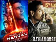 Box Office पर \'मिशन मंगल\' और \'बाटला हाउस\' के बीच जबरदस्त टक्कर, जानें किसने की कितनी कमाई