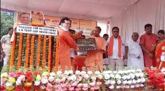 गोरखपुर: सूर्यकुंड धाम की बदलेगी तस्वीर, सीएम योगी ने किया 2.60 करोड़ की परियोजनाओं का शिलान्यास