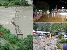 तस्वीरें: भारी बारिश और भूस्खलन से उत्तराखंड के हालात बेहद खराब, गंगा का जलस्तर चेतावनी निशान के पार