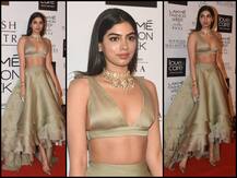 Lakme Fashion Week: मनीष मल्होत्रा के फैशन शो में दिखा श्रीदेवी की बेटी खुशी कपूर का HOT अवतार, देखें तस्वीरें