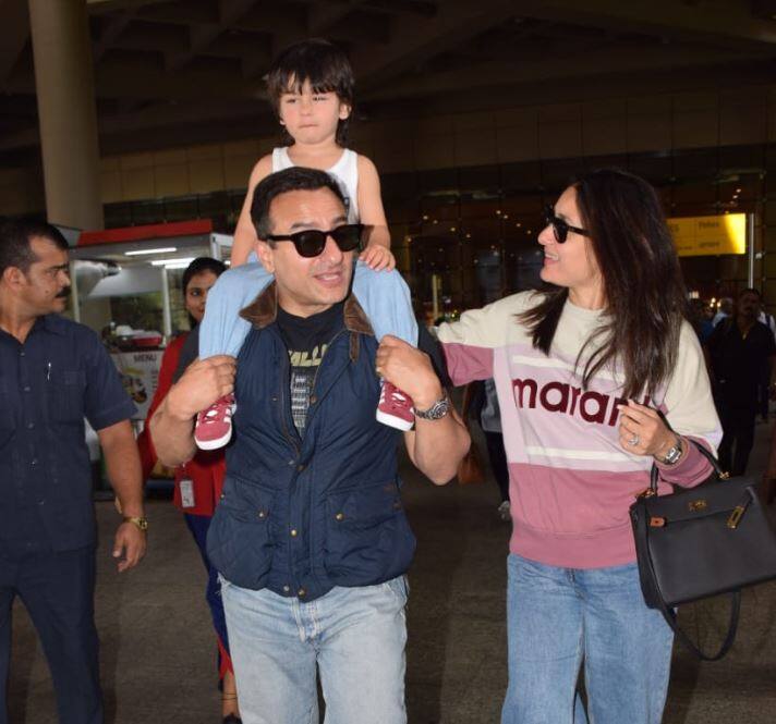 इन छुट्टियों के अपनी वर्किंग कमिटमेंट्स के दौरान करीना कपूर को कई बार मुंबई लौटकर आना पड़ा. 