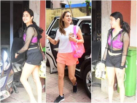 IN PICS: ट्रांसपेरेंट जैकेट में जिम पहुंची जाह्नवी कपूर, सारा अली खान भी खास अंदाज में आईं नजर IN PICS: ट्रांसपेरेंट जैकेट में जिम पहुंची जाह्नवी कपूर, सारा अली खान भी खास अंदाज में आईं नजर