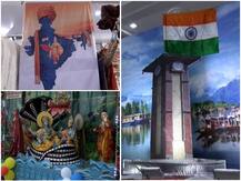 कानपुर: सनातनधर्म मंदिर की झांकी में दिया गया \'एक भारत\' का संदेश, अनुच्छेद 370 का भी दिखा असर