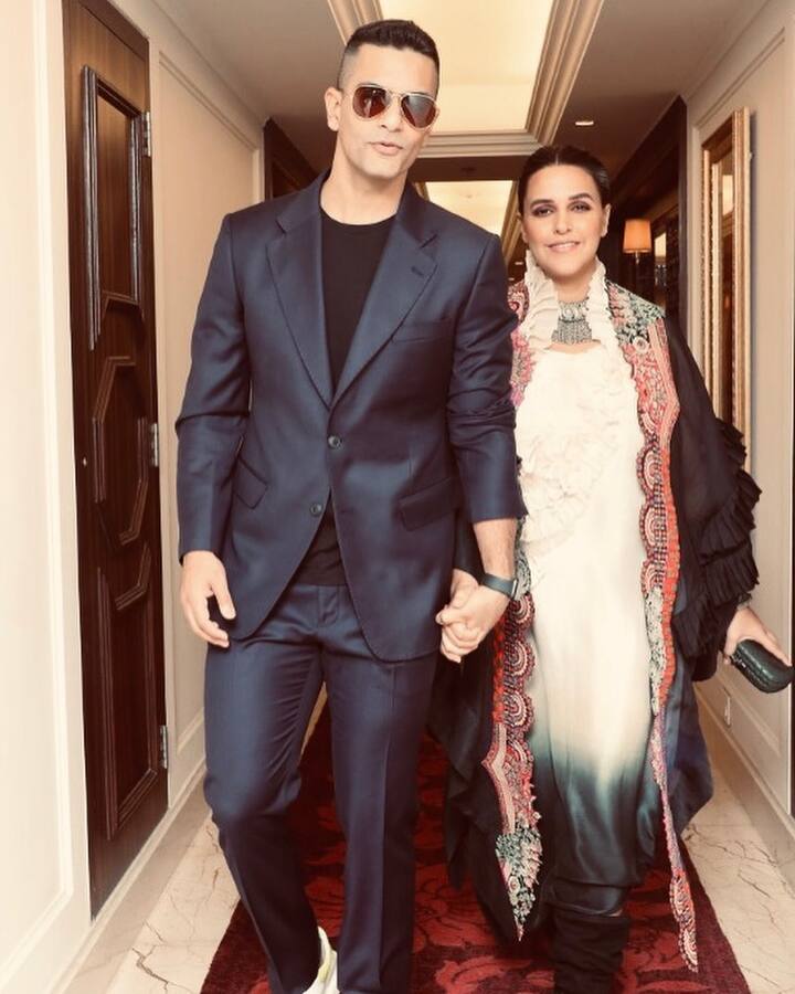 नेहा और अंगद की बेटी नौ महीने की हो गई है. इस कपल ने अपनी बेटी का नाम मेहर धूपिया बेदी रखा है. (तस्वीर: नेहा धूपिया INSTAGRAM)