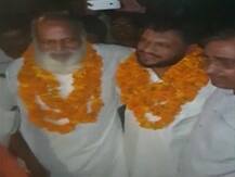 बुलंदशहर हिंसा: जमानत पर जेल से रिहा हुए 6 आरोपी, \'जय श्री राम\' के नारों के साथ किया गया स्वागत