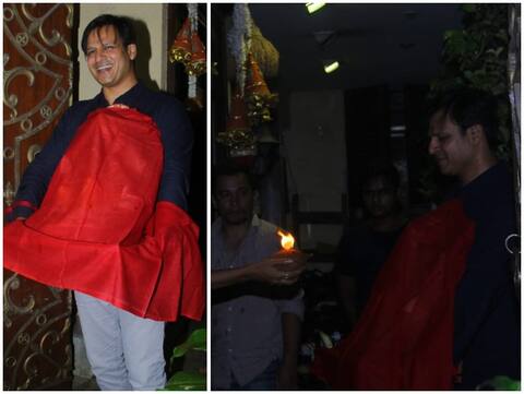 विवेक ओबेरॉय ने घर पर किया बप्पा का स्वागत, यहां देखिए सबसे पहली तस्वीरें विवेक ओबेरॉय ने घर पर किया बप्पा का स्वागत, यहां देखिए सबसे पहली तस्वीरें