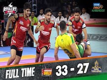Pro Kabaddi League 2019: बेंगलुरु बुल्स ने तमिल थलाइवाज को 33-27 से दी शिकस्त