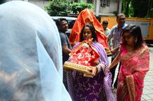 In Pics: सलमान खान की बहन अर्पिता ने की बप्पा की स्थापना, मां सलमा ने की पूजा