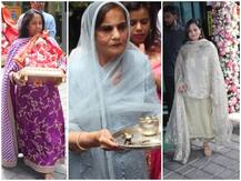 In Pics: सलमान खान की बहन अर्पिता ने की बप्पा की स्थापना, मां सलमा ने की पूजा