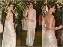 PHOTOS: मुकेश अंबानी के घर गणेश चतुर्थी पर पूजा में कृति सेनन पर थम गईं सबकी नजरें, यहां देखिए खूबसूरत तस्वीरें