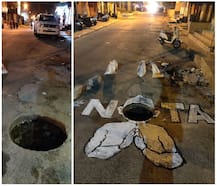 तस्वीरें: Viral Video में ‘मून वॉक’ करने वाले आर्टिस्ट हैं गड्ढों के दुश्मन, अपने आर्ट वर्क से लाते हैं क्रांति