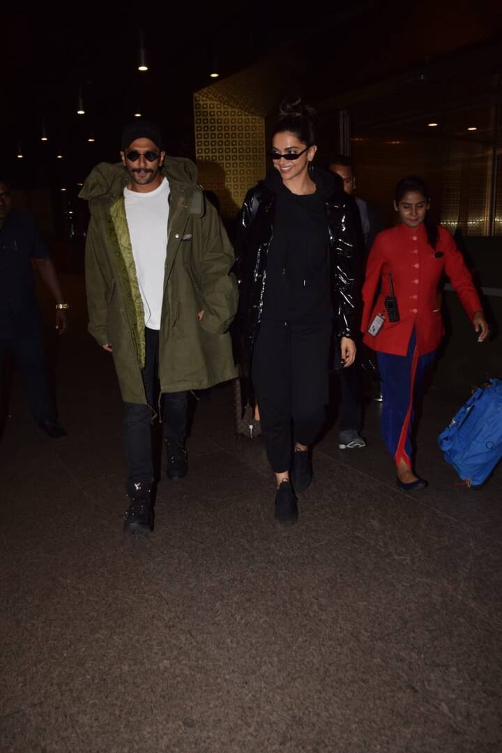 हमेशा अपने स्टाइल से लोगों को इंप्रेस करने वाली जोड़ी एयरपोर्ट पर भी पूरे स्वैग में नज़र आई.