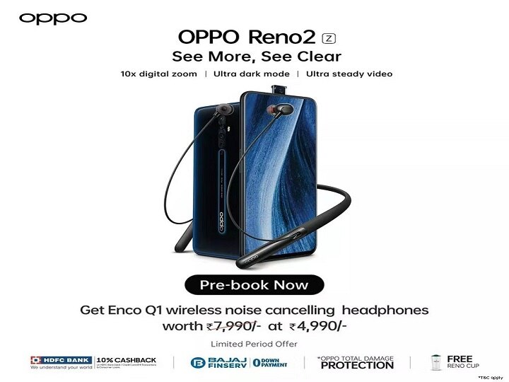 Oppo reno 2z headphones hot sale