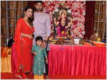 पति हरभजन सिंह और बेटी हिनाया के साथ गणपति बप्पा के दर्शन करने पहुंचीं एक्ट्रेस गीता बसरा, देखें तस्वीरें