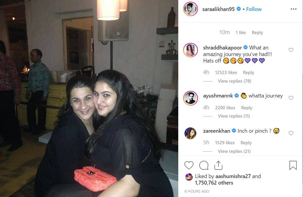 Throwback तस्वीर के साथ सारा ने लिखा मजेदार कैप्शन, फैंस सहित बॉलीवुड सितारे भी हुए कायल