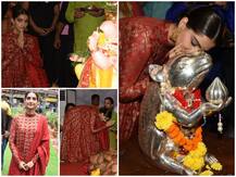 In Pics: बप्पा के दर्शन करने पंडाल पहुंचीं सोनम कपूर, पूजा के बाद मूषक के कान में बोल कर मांगी मन्नत