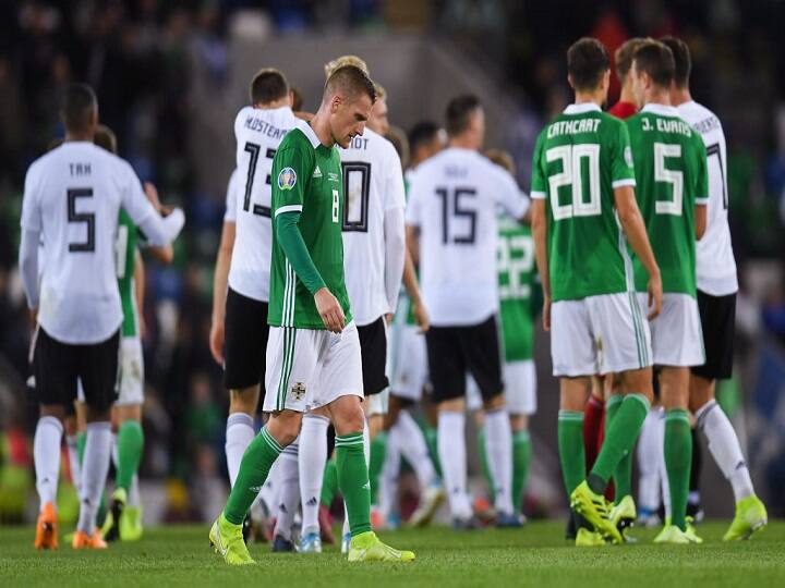 Euro Cup qualifiers, Germany beat north ireland by 2,0 top on group again यूरो क्वालीफायर्स: जर्मनी ने उत्तरी आयरलैंड को 2-0 से हराया, क्रोएशिया-अजरबैजान का मुकाबला ड्रॉ रहा