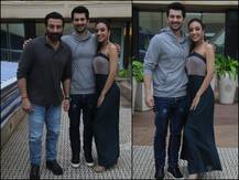 IN PICS: बेटे करण देओल और सहर बांबा संग ‘पल पल दिल के पास’ का प्रमोशन करते नज़र आए सनी देओल