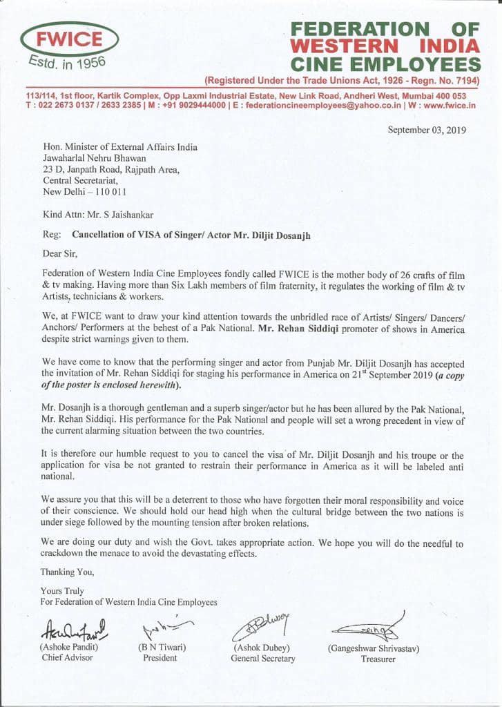 पाकिस्तानी प्रमोटर के साथ काम करने का था आरोप, अब सिंगर दिलजीत दोसांझ ने उठाया ये बड़ा कदम