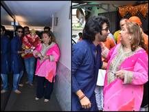 गणपति विसर्जन के दौरान जमकर नाचे ऋषि कपूर के दोनों भांजे, बहन रीमा हो गईं भावुक