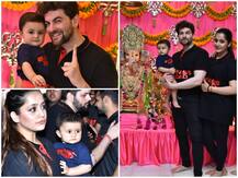 गणपति विसर्जन के दौरान बेटी के साथ खास अंदाज में दिखे नील नितिन मुकेश, ये रही तस्वीरें