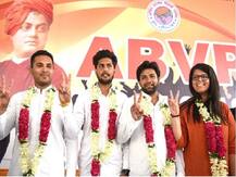 DUSU चुनाव  में ABVP का डंका-अध्यक्ष, उपाध्यक्ष और संयुक्त सचिव पद पर किया कब्जा, सचिव का पद NSUI के खाते में
