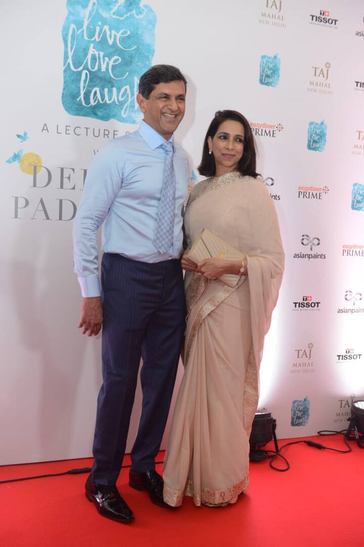 दीपिका का माता-पिता इस इवेंट में बेहद खुश दिखाई दे रहे थे. (Photo Credit: Manav Manglani)