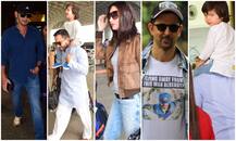 तैमूर के साथ पटौदी रवाना हुए \'सैफीना\', वार को प्रमोट करते दिखे ऋतिक रोशन, देखें तस्वीरें