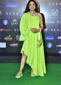 IIFA Awards: Neon ग्रीन आउटफिट में पहुंची नीना गुप्ता, सामने आईं ग्लैमरस तस्वीरें